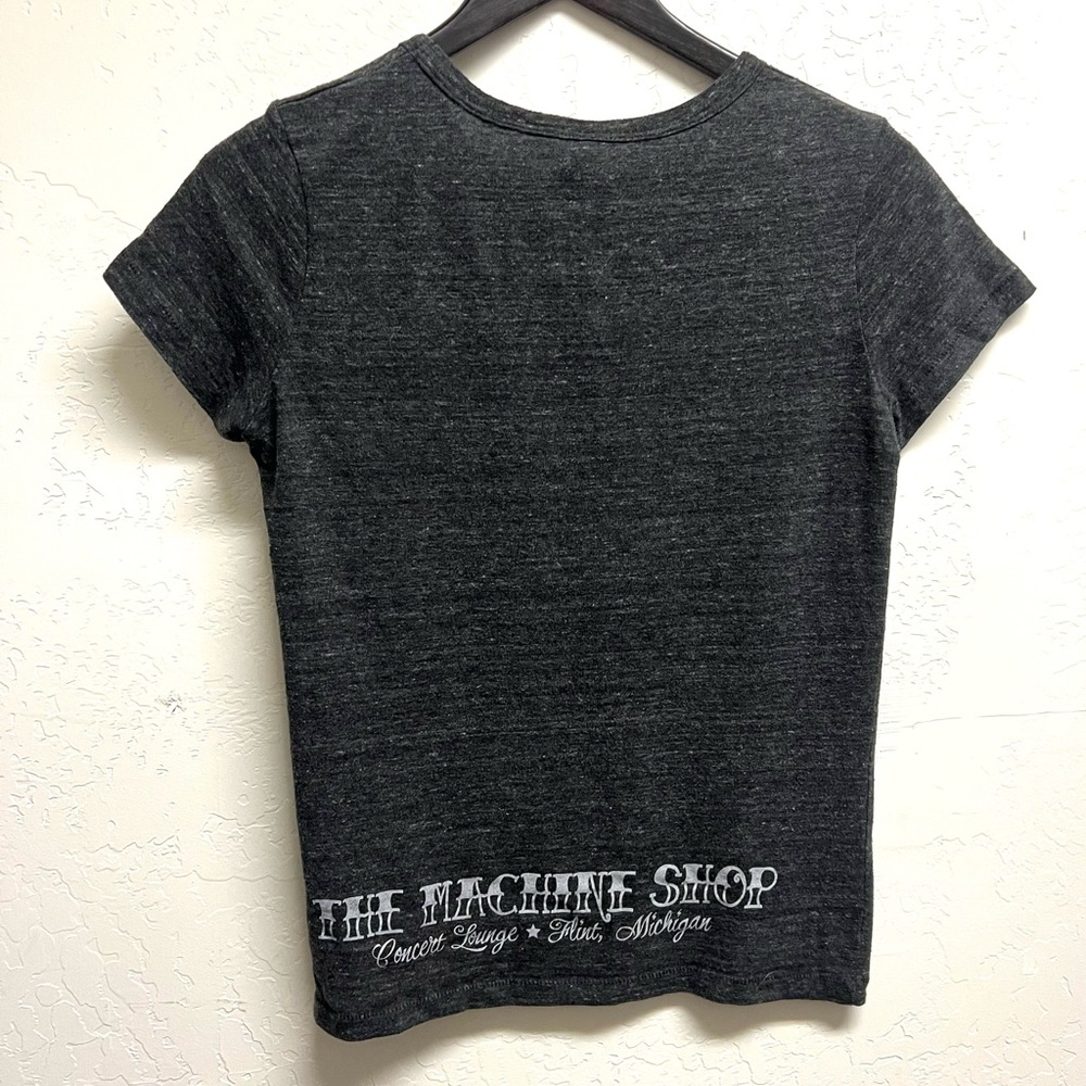Alternative Apparel Graphic Screen Tee Shirt Skull Machine Shop Size M - Picture 2 of 10